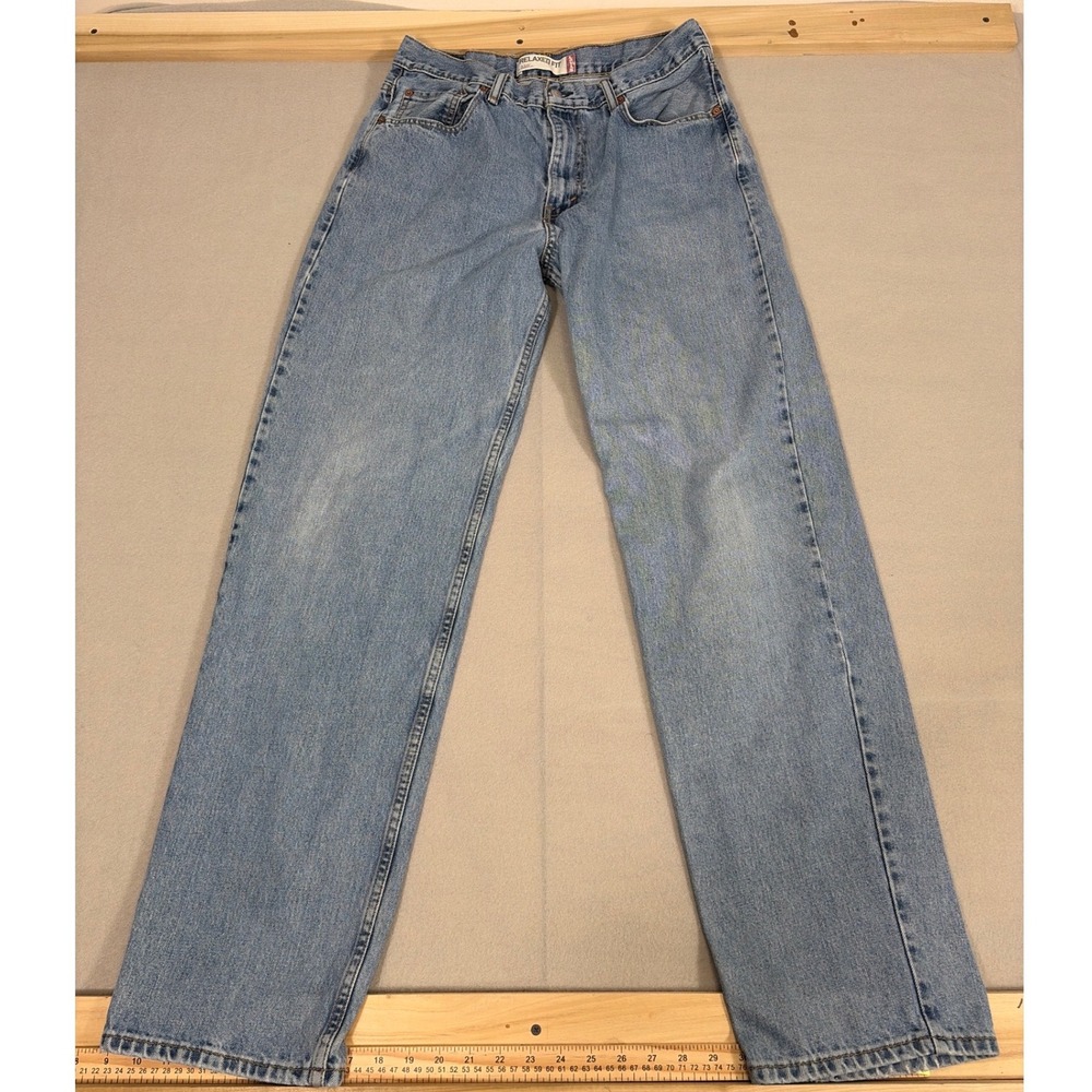 Levis 550 Relaxed Fit Mens Jeans Light Wash Denim‎ 36x36 0638